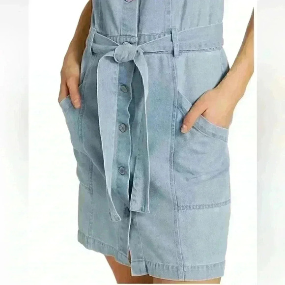 NWT RAILS | Anita Sleeveless Denim Minidress | Sz M - Picture 4 of 5